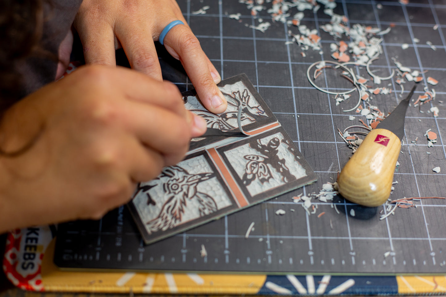 Linocut Printmaking Workshop - 7/26