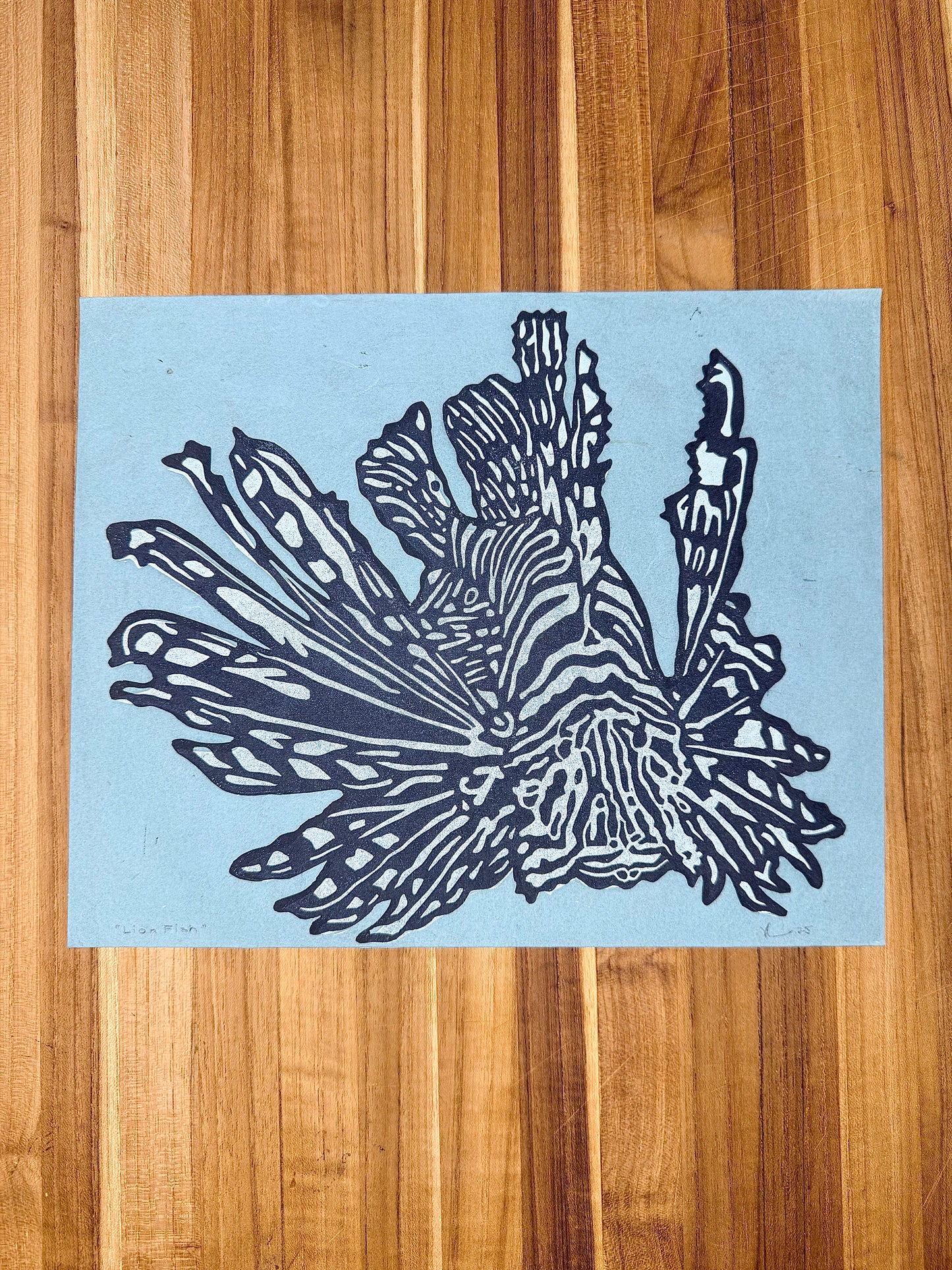 Print - Lion Fish (Gettou Paper)